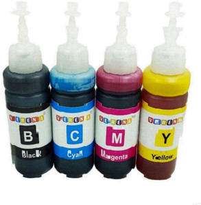 verena Refill Ink for Epson L310 Black + Tri Color Combo Pack Ink ...