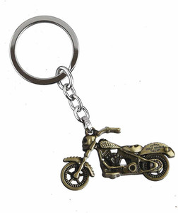 FIRST ERA Ghost Rider Harley Davidson Motorcycle (Gold) Key Chain Key ...