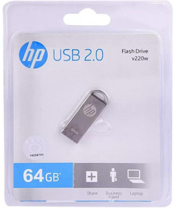 HP usb v22w 64 GB Pen Drive Compatible with Desktop Computer USB 2.0 ...