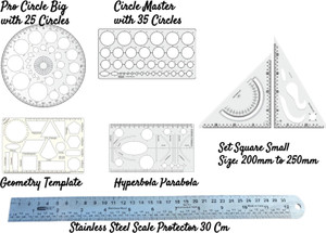 Pro Circle Rectangle Flipkart.com | Upyukat Plastic Pro Circle BIG with 25 Circles ...