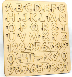STASTORE Wooden Wild ABCD WITH MATHEMTICS NUMERIC Puzzle Games and ...