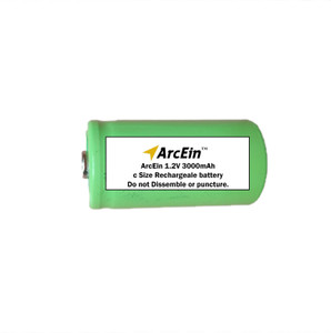 ArcEin C Size 1.2v 3000mAh Rechargeable battery Battery - ArcEin ...