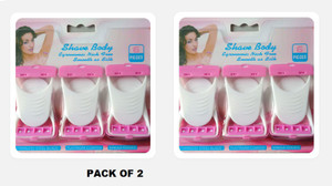 Vedy (Set Of 6) Disposable Multipurpose Body Shave Unwanted Hair ...