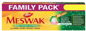 Dabur meswak family pack pure meswak extract (toothpaste) 200g+100g ...