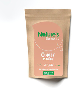Nature's Elements Ginger Powder (Adrak Powder/ Sunth / Sonth) Natural ...