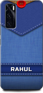 WallCraft Back Cover for Vivo V20 SE, V2022 RAHUL NAME, R LETTER, BLUE ...