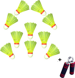 Woody Pro 001 Premium Plastic Badminton Shuttlecock (Pack of 10 ...