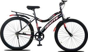 MODERN IGNITE 26T City Bike/Cycle In Built Carrier (Matte Black) Unisex ...