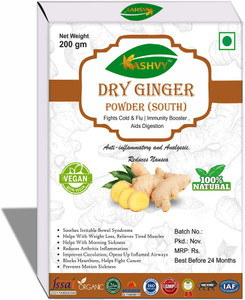 Kashvy Organic Dry Ginger Root Powder / Adrak Powder / Sunth - Daily ...
