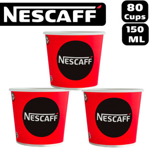 NESCAFF Pack of 80 Paper Paper Cups 150ml Pack of 80 cups Paper cup ...