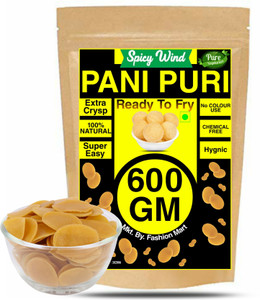 Shell Fryums spicy wind instant Ready To Fry - pani puri papad / dry gol gappa ...