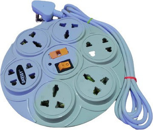 Leavess 8+1 Multi Plug Points Universal Sockets Strip, LED Indicator ...