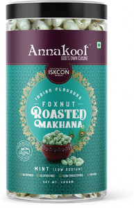 Annakoot Roasted Makhana Mint| Flavour (Each-100g) Namkeen & Snack ...