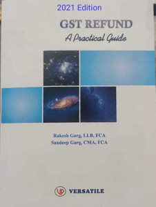 Gst Refund A Practical Guide Buy Gst Refund A Practical Guide By