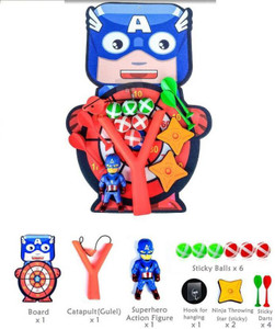 WONDER CREATURES Kids Sticky Target Ball Set for Super Heros Toy For ...