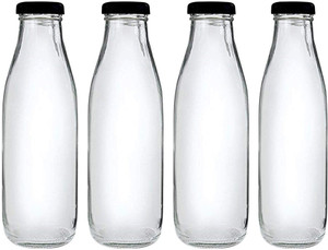 CLAM SHELL Hygienic Air Tight Italian Glass Water/Milk/Juice Bottle ...