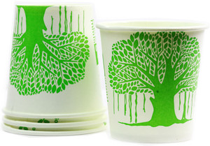 Sprout Greenpak Pack of 100 Paper 100% BIODEGRADABLE PAPER CUPS Price ...
