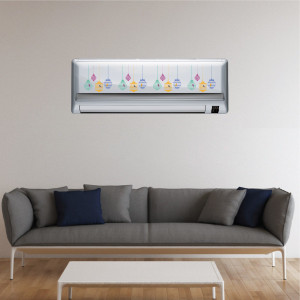 Advance Home Décor 25 cm Air Conditioner Sticker pubg language Sticker ...