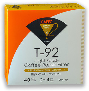 CAFEC Light Roast Paper (2-4 Cup) 40 Sheets Indian Coffee Filter Price ...