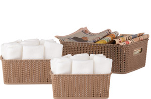 POLYSET Plastic Storage Basket Price in India - Buy POLYSET Plastic ...
