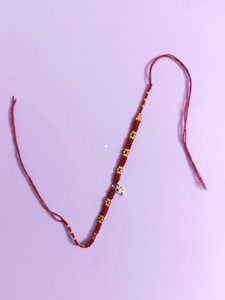 Ankita Rathi Creations Designer ARC-RAKHI022-001 Plastic (PVC), Silver ...