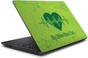 Paveetra My Lifeline Mom and Dad Green Laptop Sticker SKINAP254 Vinyl ...
