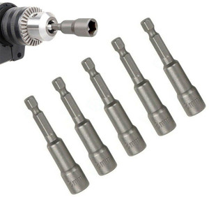 FOCKEAMS 2Pcs 10mm/0.39in Magnetic Nut Setter Driver Drill Bit - View #7