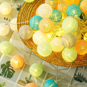 Home Harmony 16 LEDs 4 m Multicolor Steady Ball Rice Lights Price in ...