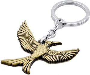 Mockingjay Keychains RVM Toys Hunger Games Mockingjay Bird KeyChain Bronze Color Mocking Jay ...