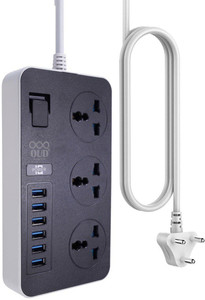 Power Spike Usb OUD 6 USB 3 Sockets 3000W 3.1A Smart Spike Guard Power Extension Cord ...