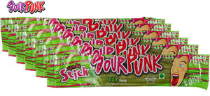 Punk Rocker Candy Sour Punk Candy Stick - Flavour - 40 g | Chewy Flavoured Candy (Pack of ...