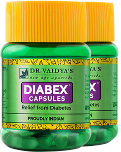DR. VAIDYA'S Diabex- Ayurvedic Capsules For Blood Sugar Control With ...