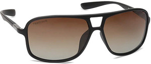 Buy Fastrack Rectangular Sunglasses Brown For Men Online @ Best Prices ...