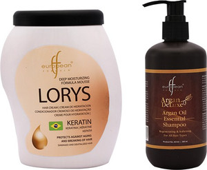 European formula Lorys Keratin Hair Cream 1000 g & Argan Oil Essential ...