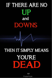 Up and Down Poster Paper Print - Typography, Humor posters in India ...