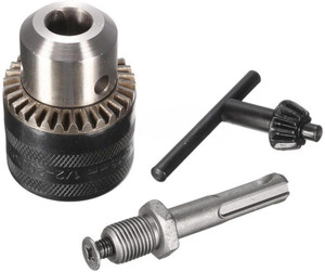 ARTESIA TOOL 3 Pc. Drill Chuck Set 1.5-13mm 1/2-20 UNF Quickly Connects To Impact Driver And Converts To Drilling Function