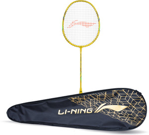 LI-NING XP 2020 Badminton Racket Pack of 1 + 1 Full Cover (Yellow ...