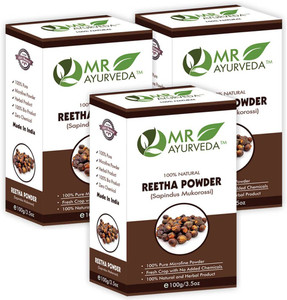 MR Ayurveda 100% Herbal Reetha Powder | Reetha Powder for Hair Growth ...
