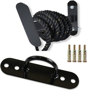HASHTAG FITNESS Battle Rope Anchor and Holder, Ropes Anchor, Wall ...