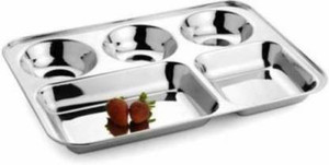 damurhu Pack of 4 Stainless Steel Stainless Steel partition bhojan ...