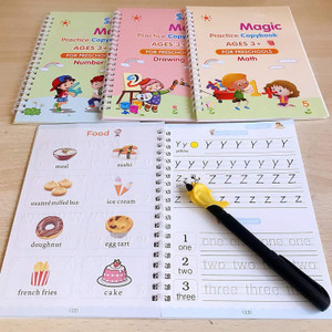 MARCRAZY Magic Practice Copybook, Reusable Magic Practice Copy Book for ...