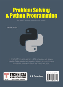 Problem Solving & Python Programming for BE Anna University - CBCS ...
