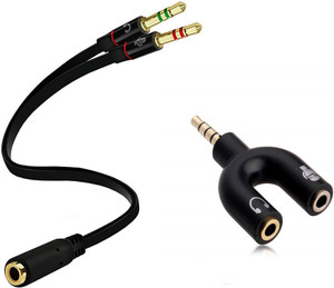 ES Multicolor Combo of 3.5mm Audio Jack to Headphone & Microphone (1M ...