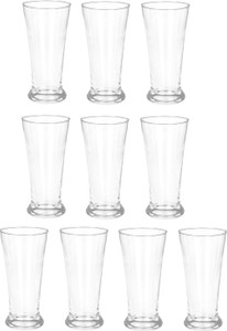 1st Time (Pack of 10) Transparent Water Glass, Set Of 10, 250 ML, Clear ...