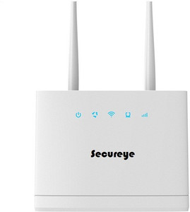 SECUREYE S-4GVR100 4G Router 2.4 GHz 300 Mbps Wifi Speed Dual Band ...