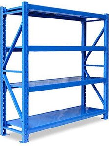 Lukia Steel Storage Boltless Rack 4 Layers CRC Sheet Size 200*60*200 cm ...
