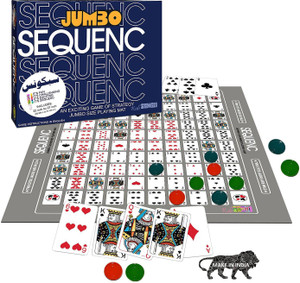 Kids Mandi Make a Jumbo Sequence Strategy Game - Comes with 32 Inch by ...