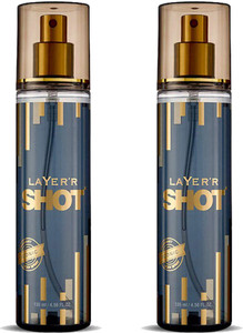 LAYER'R SHOT ICONIC FRAGRANT BODY SPRAY (PACK OF 2 X 135ML) Body Spray ...
