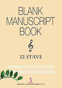 Silvine A4 Doppel Draht Musik Manuskript Buch 12 Stab 50