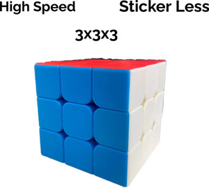 Cube One Sticker Less ZEAN High Speed 3x3x3 Smooth Sticker Less Cube - High Speed 3x3x3 ...